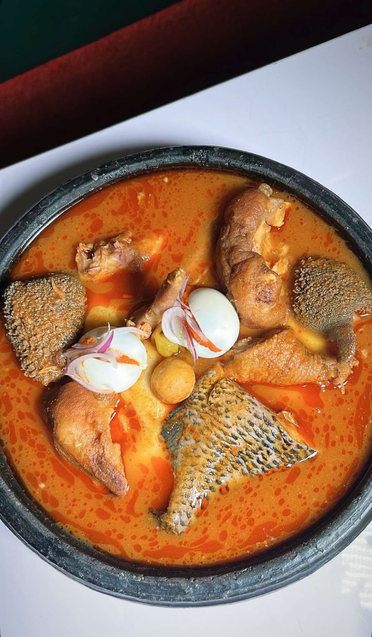 Fufu with Light Soup