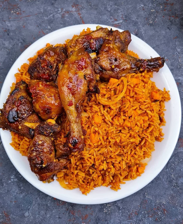 Jollof Rice with Chicken
