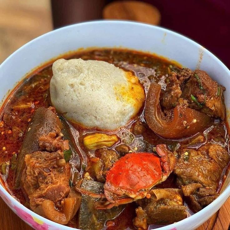 Banku with Okro Soup